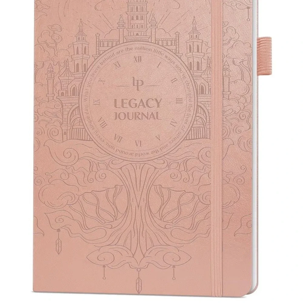 Legacy Memory Journal in Rose Pink